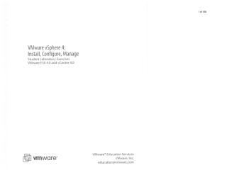 official vmware vsphere 4 - install configure manage student laboratory exercises.pdf