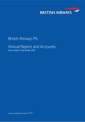 British Airways Report and Accounts for the period ending 31 December 2012.pdf