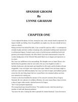 The Spanish Groom - Lynne Graham.doc