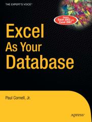 Excel as Your Database.pdf