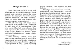 Syaikh 'Abdullah 'Azzam - Adzkar Mujahidin.doc