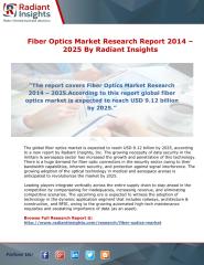 Fiber Optics Market Research Report 2014 – 2025 By Radiant Insights.pdf