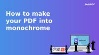 how to convert PDF to monochrome.pptx