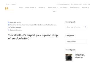 JFK Airport Pick-Up & Drop-Off Service in NY _ Airport Car Service.pdf