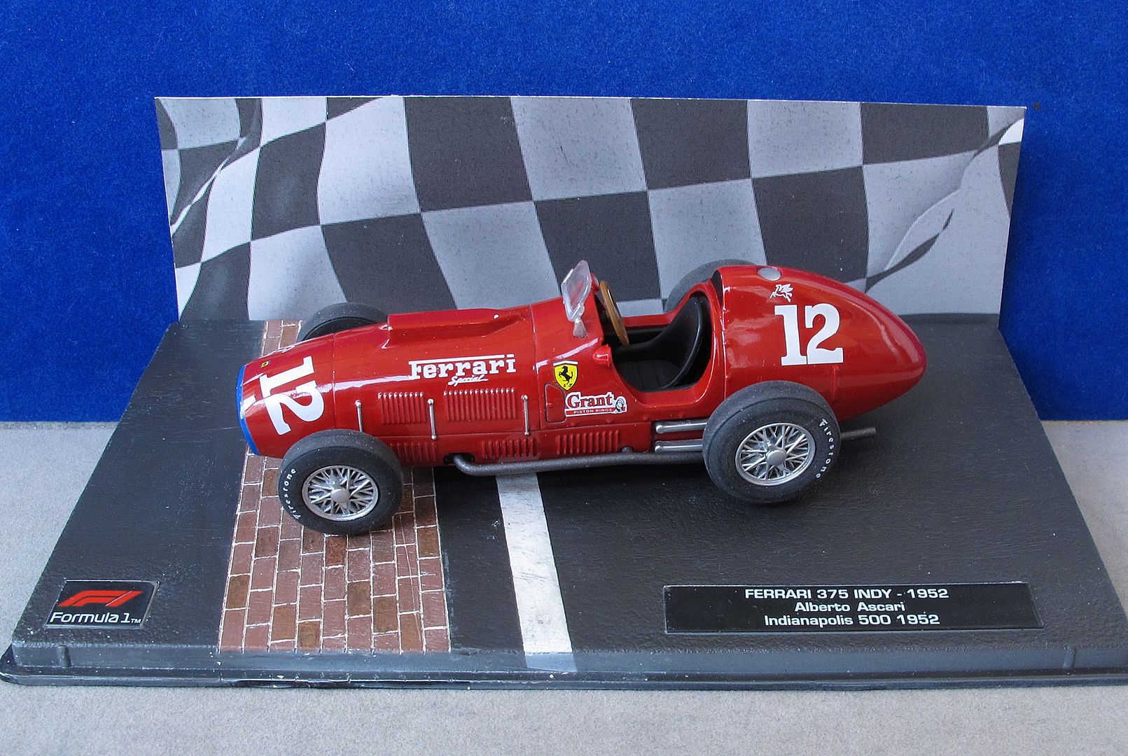 Formula 1 №76 - FERRARI 375 INDY - Альберто Аскари (1952)