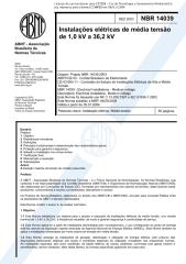 NBR 14039 - 2004 - Instalações Elétricas De Média Tensão.pdf